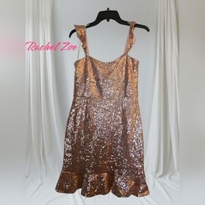 Rachel Zoe Pink Sequin Dress NWOT